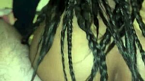 Pussy slap fetish with big lips on skinny latina slut getting blowjob and orgasm!