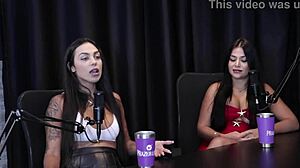 Two Brunettes Strip Him For Oral Sex Tips