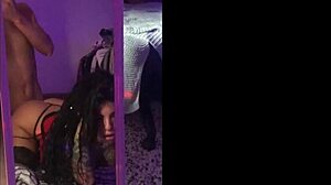 asian slut in lingerie screams from big cock like a hungry whore