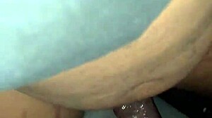 Whoa! Tight Wet Teen Pussy Stretched in Car!