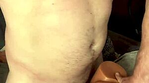 Five Cumshots on Toy with Hard Creampie Action