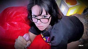 Merciless fitness girl used for his pleasure 😈