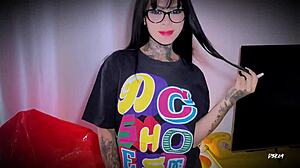 Merciless fitness girl used for his pleasure 😈