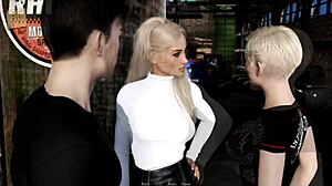 3D visual novel with a cute outfit and a beautiful woman’s body