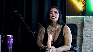 Morena Shows Off Sloppy Blowjob Skills on Toy - Marcelly Melo