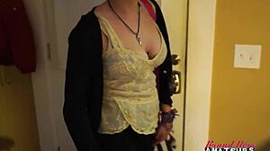 Exotic cutie Micah boldly sucks cock to swallow cum