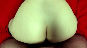 Real life wife gives sensual blowjob then fucks hard with tight pussy and big tits