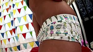 Blonde Milla In Stockings Takes Massive Cock Deep In Tight Ass