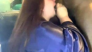 BBW Slut Delivers Sloppy Blowjob to Monster Black Cock