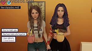 Elmwood University 05 - Kissing Hot Interracial Babe