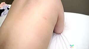 Haruka Fuji, chubby teen, craves dick and wild doggystyle sex in shaved action