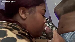 BUSTING BIG NUTT in Mouth 2023 With Sloppy BBW Blowjob