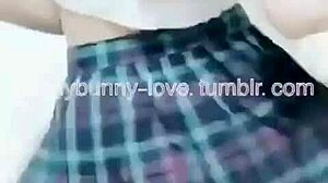 Taiwanese Bunny Slut Lulu Dances with Pierced Tits and Pussy Exposed