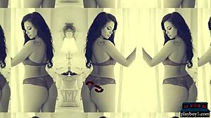 Stunning milf babe showing off tits and ass