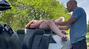 Wickedphoenix Curvy Milf Gets Pussy Licked in Car