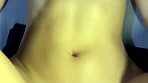 Hey babe, wanna cum all over my belly after this hot ride?