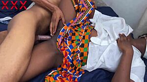 Bbc student flashes huge cock to horny classmate in ghana hostel. They fuck hard after class.