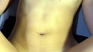 Hey babe, wanna cum all over my belly after this hot ride?