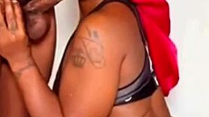 stepbrother gets his big black cock sucked by keisha minaj