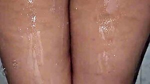 mature milf steamy shower session unfolds