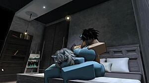 having rough sex with hot demon in roblox?
