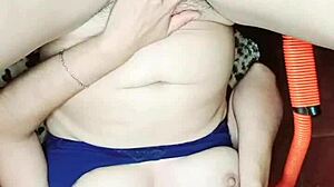 She feels the huge cock deep inside, cum shooting out