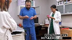 Ditria Rose Experiences Mandatory Hitachi Orgasms In POV Roleplay Backstage.