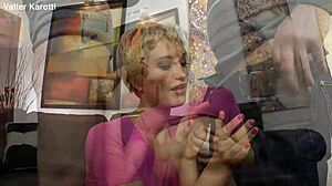 Babe Janet Loves Hard Assfucking with Serge's Monster Cock in Quickie Scene