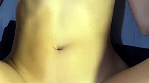 Hey babe, wanna cum all over my belly after this hot ride?