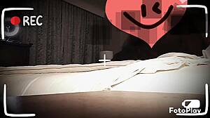 Snowbunnyqueen27 in interracial threesome.