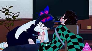 Tanjiro and Kanao Share Emotional Intimacy