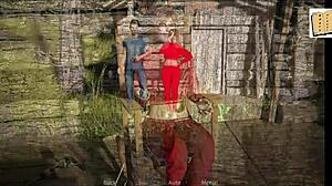 Just hanging out, exploring the curvy secrets of Dusklight Manor 4.