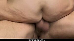 Shoplifting Suspect Emily Willis Resists but Enjoys PervCop’s Punishment.