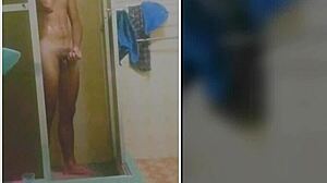 Brazilian babe masturbates in bath until huge orgasm