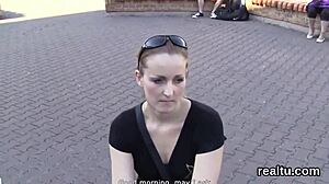 flawless czech teen feels teased in hypermarket before anal penetration