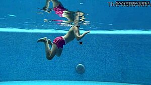 Lady Dee Shy Czech Teen Swims Naked