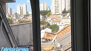 Damn! Brazilian Teen Takes Big Cock Deep in Tight Ass!