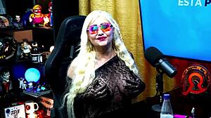 Milf Andressa Sanchez Moans with Vibrator on Her Nipples