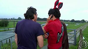 Gundula pervers endures intense anal fucking to forget her canceled wedding pain