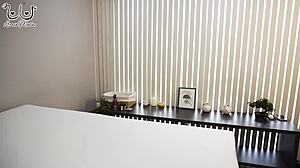 Massage turns into steamy session with hot masseur