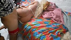 i slammed cute doll’s ass hard on the side with toy fully in