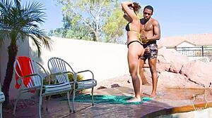 damn, helena price takes anal by pool! rome sperms after deepthroat! 🍆