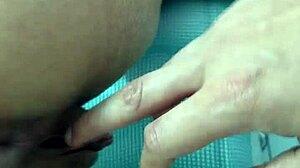 amateur girl gets fingers in her ass and pussy