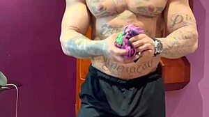 Brazilian Roommate's Secret: Dominated with Cum on Ass Play