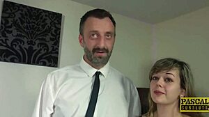 Young busty Madison Stewart bound and dominated hard.