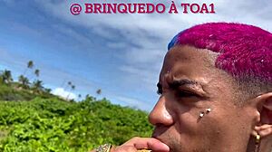 Wild Public Orgy with Friends in Woods