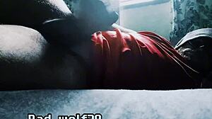 bad wolf28 strokes his cock in wild fetish scene