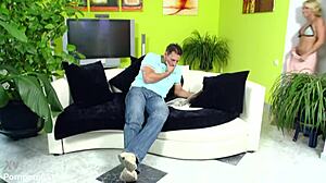 Blonde Milf Caty Campbell Riding Monster Cock to Facial Cumshot!