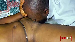 Pussy Sucking and Licking with African Big Ass Beauty. Hardcore Doggy Action Awaits!