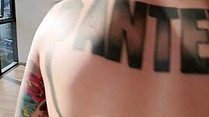 I watched Sabrina Sabrok take deep anal with her big fake tits bouncing wildly